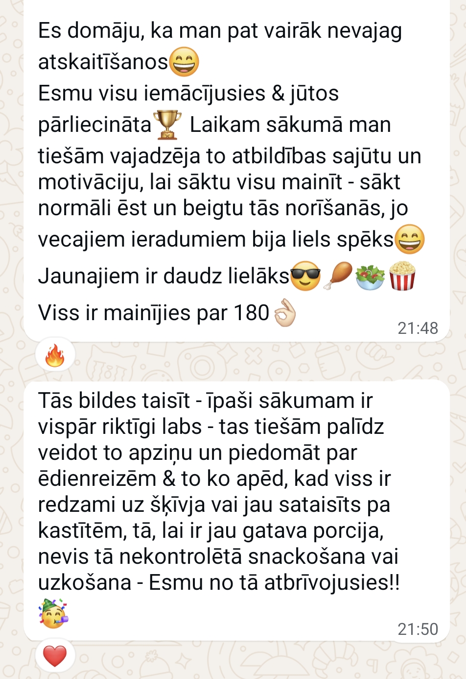 Atsauksmes ekrānuzņēmums: Viss mainījies par 180